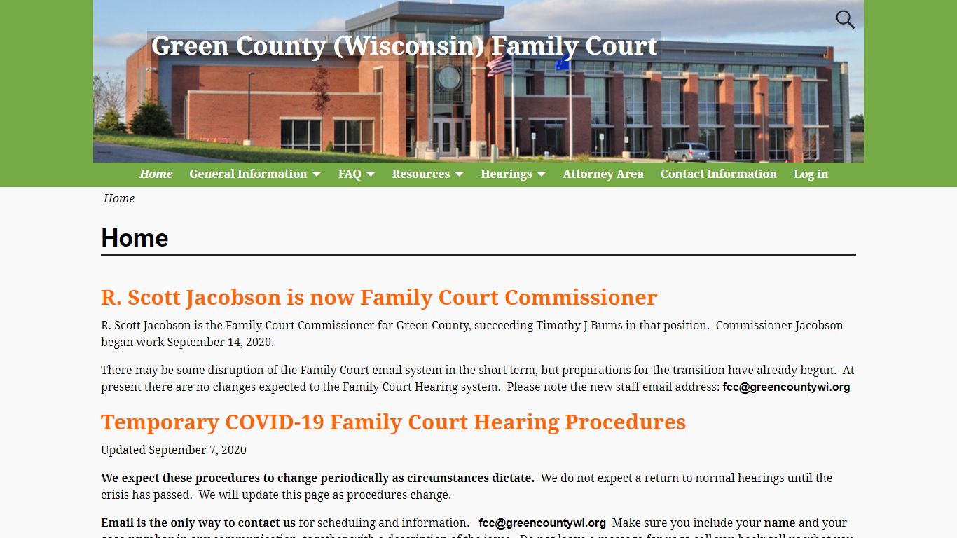 Green County (Wisconsin) Family Court